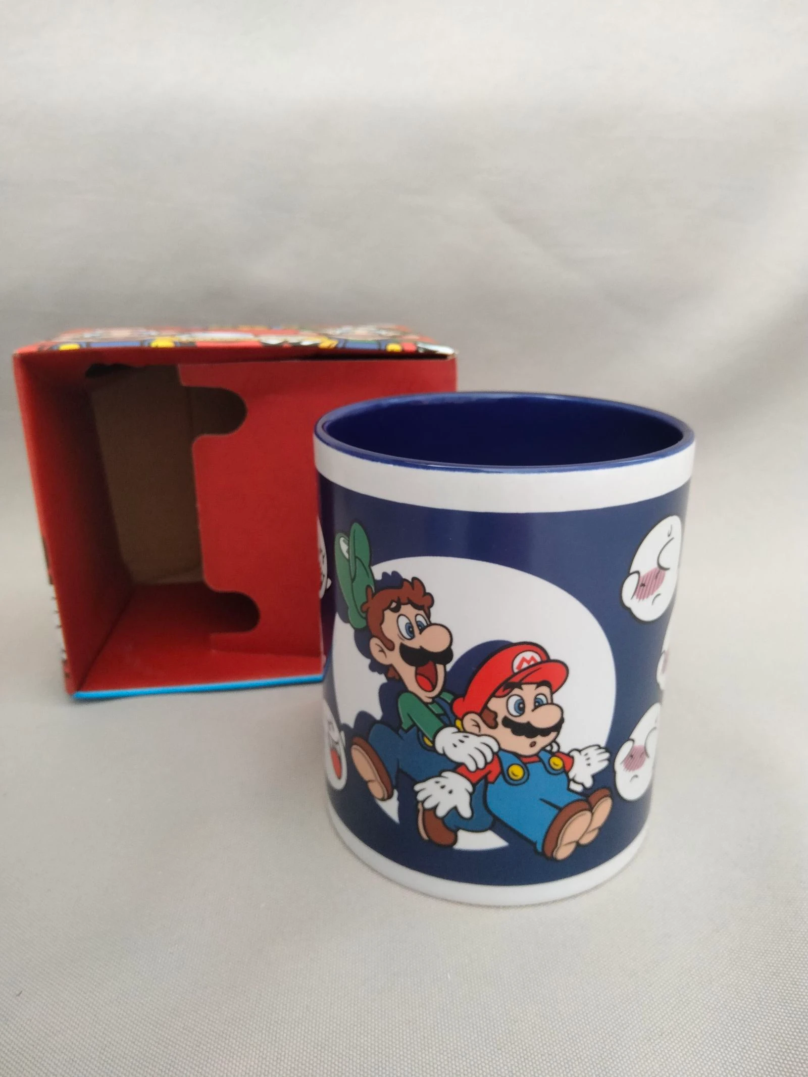Caneca Mario & Luigi | Nintendo | Nova | Multicor / Interior azul-marinho | 325 ml – photo 3